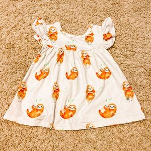 Sloth dress from Pat Pat size 18 mos